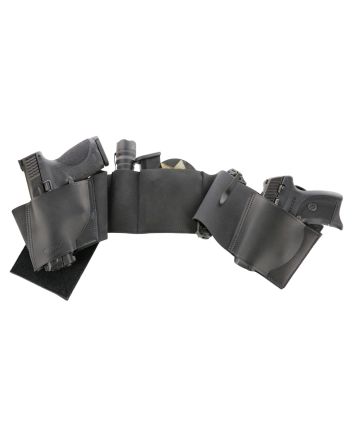 Galco UWBKLG2 UnderWraps 2.0 Black Large Leather/Nylon Handgun