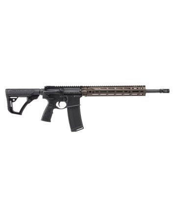 Daniel Defense 0219103270047 DD4 RIII 5.56x45mm NATO 16" 30+1, Black Rec/Furniture, OEM Stock &amp; Grip, 12.50" FDE M-Lok Handgaurd, Ambi Controls