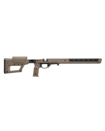 Magpul MAG1199FDE Pro 700 Lite SA Flat Dark Earth Adjustable Synthetic Stock with Aluminum Chassis &amp; Interchangeable Grips for Remington 700 Short Action Ambidextrous