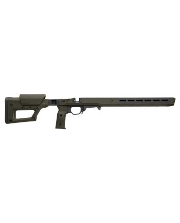 Magpul MAG1199-ODG Pro 700 Lite SA OD Green Adjustable Synthetic Stock with Aluminum Chassis &amp; Interchangeable Grips for Remington 700 Short Action Ambidextrous