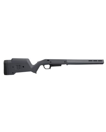 Magpul MAG1207GRY Hunter American Stock Gray Adjustable Synthetic Stock with Aluminum Chassis for Short Action Ruger American Right Hand Includes STANAG Mag Well