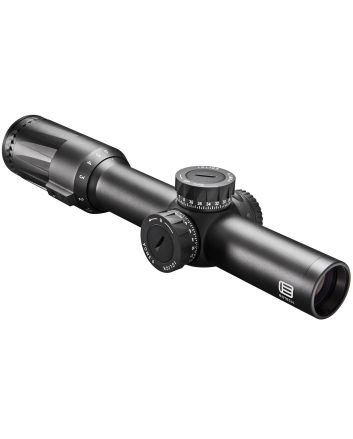 Eotech VDU16FFSR1G Vudu FFP Black Hardcoat Anodized 1-6x 24mm 30mm Tube Illuminated Green SR1-MRAD Reticle Features Throw Lever