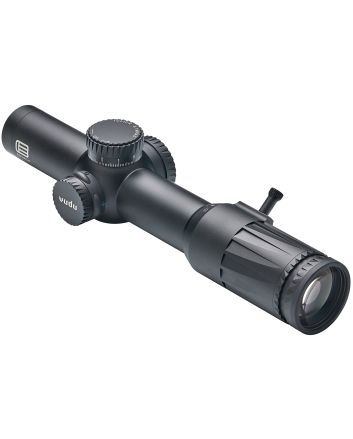 Eotech VDU110FFLE5 Vudu FFP Black Hardcoat Anodized 1-10x 28mm 34mm Tube Illuminated Red LE-5 MRAD Reticle Features Throw Lever