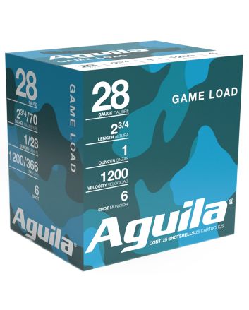 Aguila 1CHB2836 Birdshot Standard Velocity 28Gauge 2.75" 1oz 6Shot 25 Per Box/20 Case