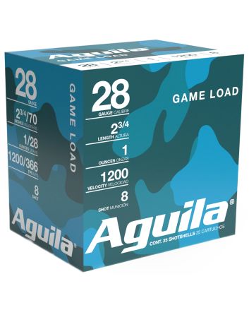 Aguila 1CHB2838 Birdshot Standard Velocity 28Gauge 2.75" 1oz 8Shot 25 Per Box/20 Case