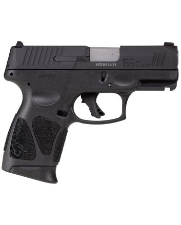 Taurus 1G3CSR9031 G3CCompact Frame 9mm Luger 12+1 3.26" Matte Stainless Steel Barrel, Matte Black Tenifer Serrated Steel Slide, Black Polymer Frame w/Picatinny Rail, Black Polymer Grip, Right Hand