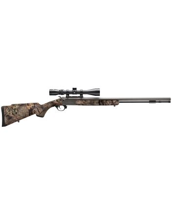 Traditions CR5841104416 NitroFire w/Scope 50 Cal 209 Primer 26" Gray Cerakote Fluted &amp; Tapered Barrel, Drilled &amp; Tapped Receiver, Mossy Oak Break-Up Country Fixed Synthetic Stock, 3-9x40mm Duplex