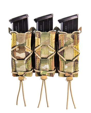 High Speed Gear 11PT03MC TACO Mag Pouch Triple MultiCam Nylon MOLLE Compatible w/ Pistol