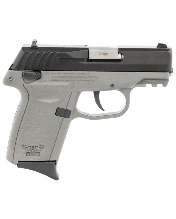 SCCY Industries CPX1CBSGG3 CPX-1 Gen3 9mm Luger 10+1 3.10" Sniper Gray Polymer w/Picatinny Rail Serrated Black Nitride SS Slide Sniper Gray Polymer Grip