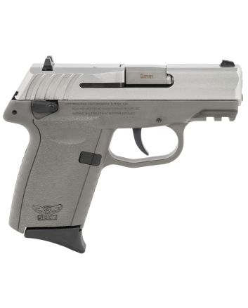 SCCY Industries CPX1TTSGG3 CPX-1 Gen3 9mm Luger 10+1 3.10" Sniper Gray Polymer w/Picatinny Rail Serrated SS Slide Sniper Gray Polymer Grip