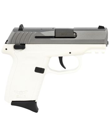 SCCY Industries CPX1TTWTG3 CPX-1 Gen3 9mm Luger 10+1 3.10" White Polymer w/Picatinny Rail Serrated SS Slide White Polymer Grip