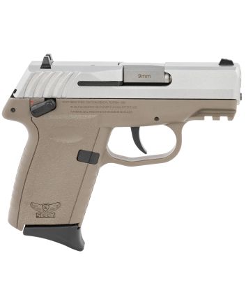SCCY Industries CPX1TTDEG3 CPX-1 Gen3 9mm Luger 10+1 3.10" Flat Dark Earth Polymer w/ Picatinny Rail Serrated SS Slide Flat Dark Earth Polymer Grip