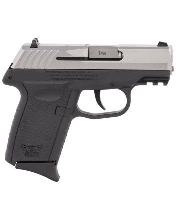 SCCY Industries CPX-2TTBKG3 CPX-2 Gen3 9mm Luger Caliber with 3.10" Barrel, 10+1 Capacity, Black Finish Picatinny Rail Frame, Serrated Stainless Steel Slide, Polymer Grip &amp; No Manual Thumb Safety
