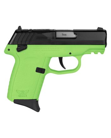 SCCY Industries CPX1CBLGRDRG3 CPX-1 Gen3 RDR 9mm Luger 10+1 3.10" Lime Green Polymer w/Picatinny Rail Serrated Black Nitride SS Slide Lime Green Polymer Grip