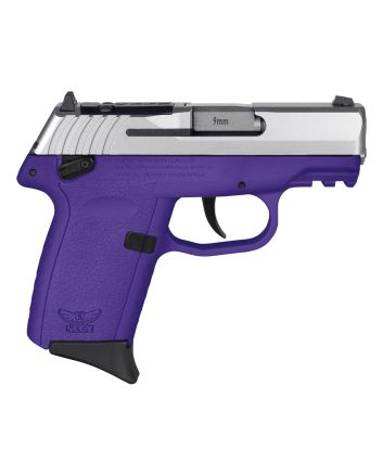 SCCY Industries CPX1TTPURDRG3 CPX-1 Gen3 RDR 9mm Luger 10+1 3.10" Purple Polymer w/Picatinny Rail Serrated SS Slide Purple Polymer Grip