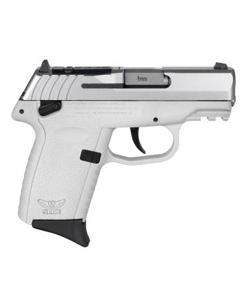 SCCY Industries CPX1TTWTRDRG3 CPX-1 Gen3 RDR 9mm Luger 10+1 3.10" White Polymer w/Picatinny Rail Serrated SS Slide White Polymer Grip