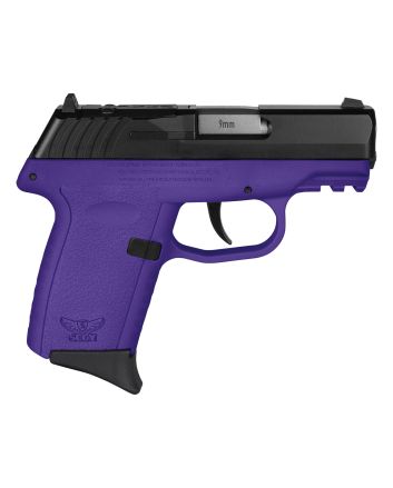 SCCY Industries CPX2CBPURDRG3 CPX-2 Gen3 RD 9mm Luger 10+1 3.10" Purple Polymer w/Picatinny Rail Serrated Black Nitride SS Slide Purple Polymer Grip