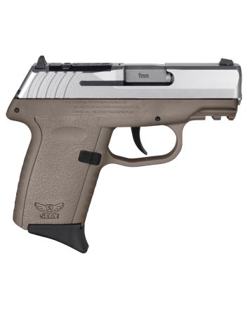 SCCY Industries CPX2TTDERDRG3 CPX-2 Gen3 RDR 9mm Luger 10+1 3.10" Flat Dark Earth Polymer w/ Picatinny Rail Serrated Stainless Steel Slide FDE Polymer Grip