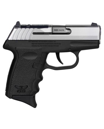 SCCY Industries CPX3TTBKRDRG3 CPX-3 RD Sub-Compact Frame 380 ACP 10+1, 2.96" Stainless Quadlock Barrel Stainless Steel Serrated Slide, Black Polymer Frame w/Finger Grooves, No Safety, Right Hand
