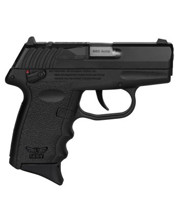 SCCY Industries CPX4CBBKRDRG3 CPX-4 RD 380 ACP 10+1 2.96" Black Polymer/Serrated Black Nitride Stainless Steel Slide/Finger Grooved Black Polymer Grip