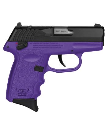 SCCY Industries CPX4CBPURDRG3 CPX-4 RD 380 ACP 10+1 2.96" Purple Polymer/Serrated Black Nitride Stainless Steel Slide/Finger Grooved Purple Polymer Grip