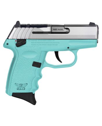 SCCY Industries CPX4TTSBRDRG3 CPX-4 RD 380 ACP 10+1 2.96" SCCY Blue Polymer/Serrated Stainless Steel Slide/Finger Grooved SCCY Blue Polymer Grip