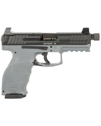HK 81000786 VP9 Tactical Optic Ready 9mm Luger 4.70" TB 17+1 Gray Finish Frame with Black Steel with Optics Cut Slide, Polymer Grip, Picatinny Rail &amp; Night Sights Includes 3 Mags