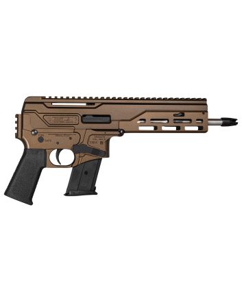 Diamondback DB1614L071 DBX5.7x28mm 20+1 8" Stainless Threaded Barrel, M-LOK Handguard, Midnight Bronze Cerakote Aluminum Picatinny Rail Receiver, Black Magpul K Grip