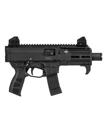 CZ-USA 91420 Scorpion 3+ Micro9mm Luger Caliber with 4.20" Threaded Barrel, 20+1 Capacity, Overall Black Finish &amp; Polymer Receiver/Grip Right Hand