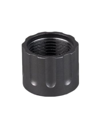 SilencerCo AC6 Delta Thread Protector Stainless Steel Black Oxide 1/2"-28 tpi