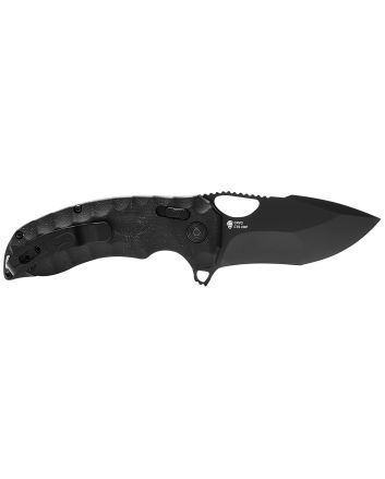 S.O.G SOG12270257 Kiku XR 3.03" Folding Tanto Plain Satin CTS XHP Steel Blade Deep Textured Black Linen Micarta Handle Includes Belt Clip