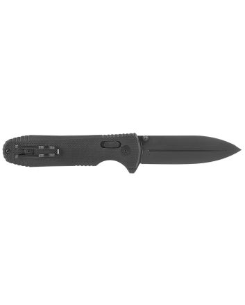 S.O.G SOG12610557 Pentagon XR LTE 3.60" Folding Spear Point Graphite TiNi Cryo CTS XHP Blade/Black G10 Handle Includes Belt Clip