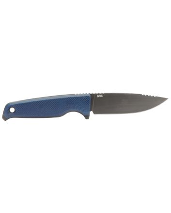 S.O.G SOG17790157 Altair FX3.40" Fixed Clip Point Plain Satin TiCN Cryo CPM 154 SS Blade, Squid Ink Black GRN Handle, Includes Sheath
