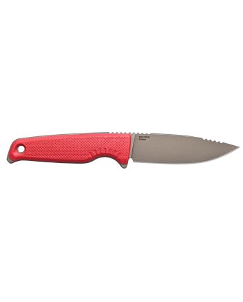 S.O.G SOG17790257 Altair FX3.40" Fixed Clip Point Plain Satin TiCN Cryo CPM 154 SS Blade, Canyon Red GRN Handle, Includes Sheath