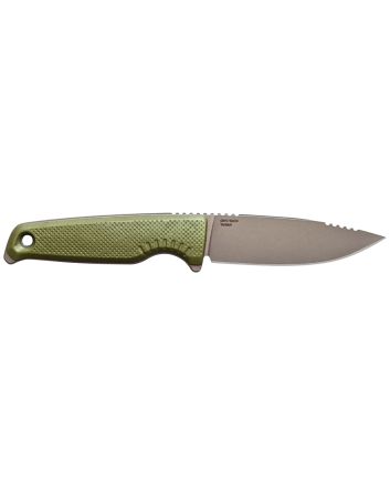 S.O.G SOG17790357 Altair FX 3.40" Fixed Plain Satin TiNi Cryo CPM 154 SS Blade/ Field Green GRN Handle