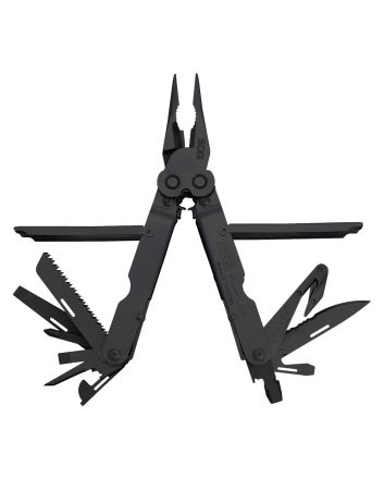 S.O.G SOG-B63N-CP Powerlock V-Cutter Black Oxide 420 Stainless Steel 7" Long Features 18 Tools w/Sheath