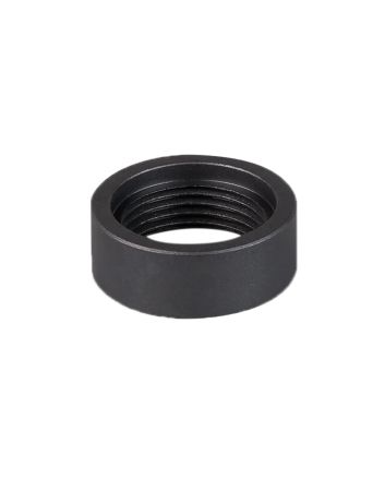 SilencerCo AC114 Delta Thread Spacer 22 LR Steel Black Oxide 1/2"-28 tpi