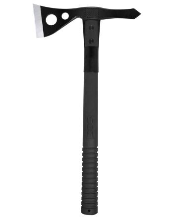 S.O.G SOGF01TNCP Tactical2.75" Blade 420HC SS Blade Black Side Hammer Checkering GRN Handle 15.75" Long Tomahawk