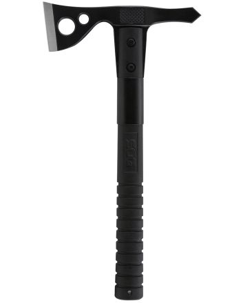 S.O.G SOGF06TNCP FastHawk2" Blade 420HC SS Blade Black Side Hammer Checkering w/"SOG" GRN Handle 12.50" Long Tomahawk