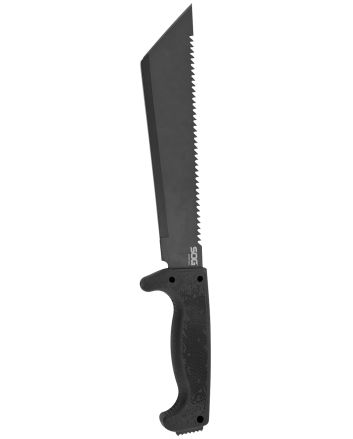 S.O.G SOG-MC04-N SOGfari10" Black Hardcased 3Cr13MoV SS Blade Black Kraton Handle 16" Long Includes Sheath