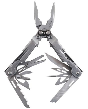 S.O.G SOG-PP1001-CP PowerPintStonewashed Stainless Steel 5Cr15MoV Stainless Steel Long Features 18 Tools