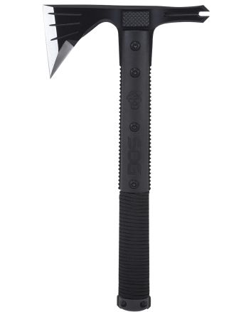 S.O.G SOGSK1001CP Survival Hawk 3" Blade 2Cr13MoV SS Blade Black w/Reflective Paracord GRN Handle 12.10" Long Tomahawk