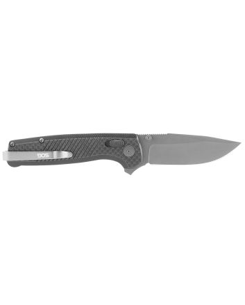 S.O.G SOGTM1032BX Terminus XR LTE 2.95" Folding Clip Point Plain Graphite TiCN Cryo CPM S35VN Steel Blade Black G10/Carbon Fiber Handle Features Box Packaging Includes Pocket Clip
