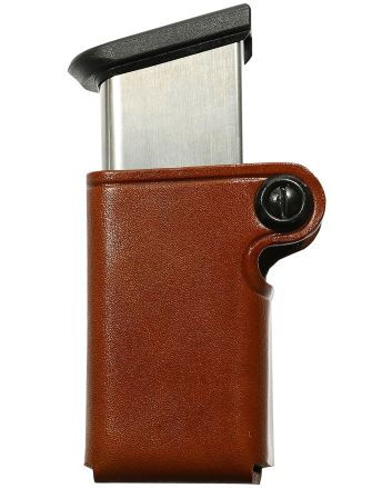 Galco SMC22 SMC Mag Case Single Tan Leather Belt Loop Compatible w/ Walther P99 Belts 1.75" Wide Ambidextrous Hand