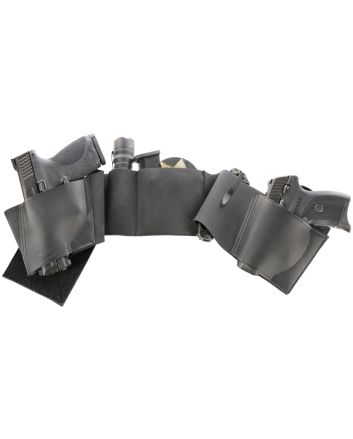 Galco UWERBKLG UnderWraps Elite Black Large Leather/Nylon Handgun