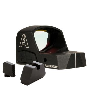 AmeriGlo HVN04 Haven Carry Ready Combo Matte Black 1 x 1.10" x 0.75" 5 MOARed Dot