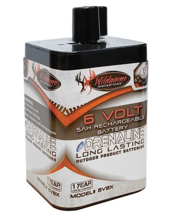 Wildgame Innovations WGIWGIBT0014 Spring Style Rechargeable Battery Black/Tan 6.0 Volts 5 mAh