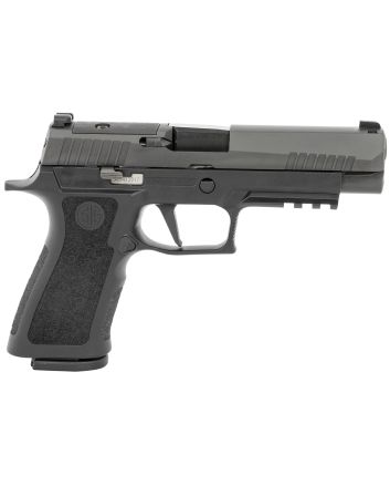 Sig Sauer 320XF9BXR3PR2 P320 XFull 9mm Luger 17+1 4.70" Carbon Steel Barrel, Black Nitron Optic Ready/Serrated SS Slide, Black Stainless Steel Frame w/Picatinny Rail, Black XCarry Medium Polymer Grips