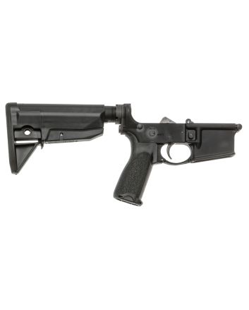 BCM LRGSTKMOD0BLK BCM Lower MOD 0 Multi-Caliber 7075-T6 Aluminum Black Synthetic Pistol Grip &amp; Stock for AR-Platform