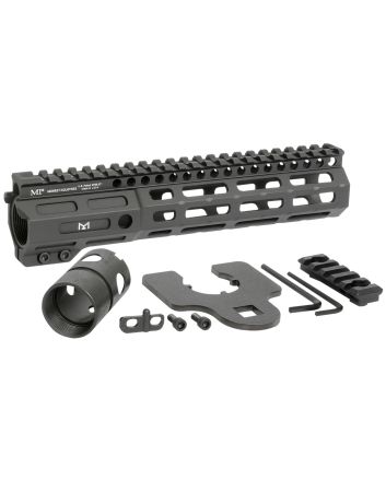 Midwest Industries MINF925 Night Fighter9.25" M-LOK Black Hardcoat Anodized Aluminum Includes Barrel Wrench, Nut, &amp; 5 Slot Rail